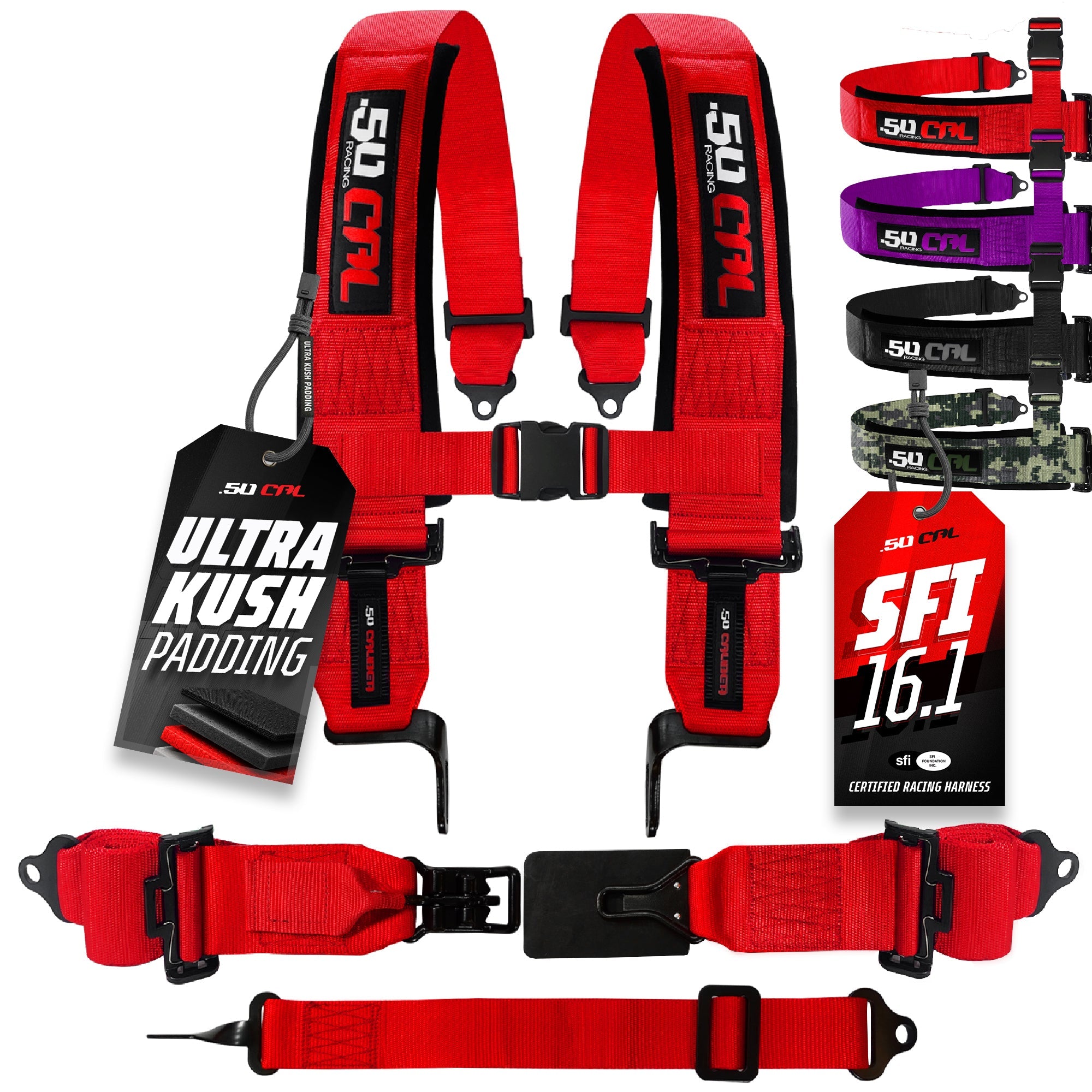 SFI Approved 2" and  3" 5 point Harness, Racing Harness
