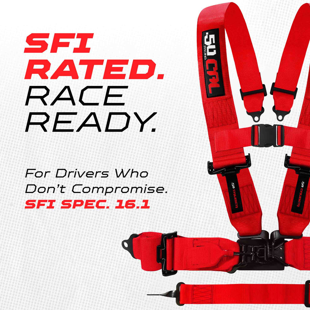 SFI Approved 2" and  3" 5 point Harness, Racing Harness