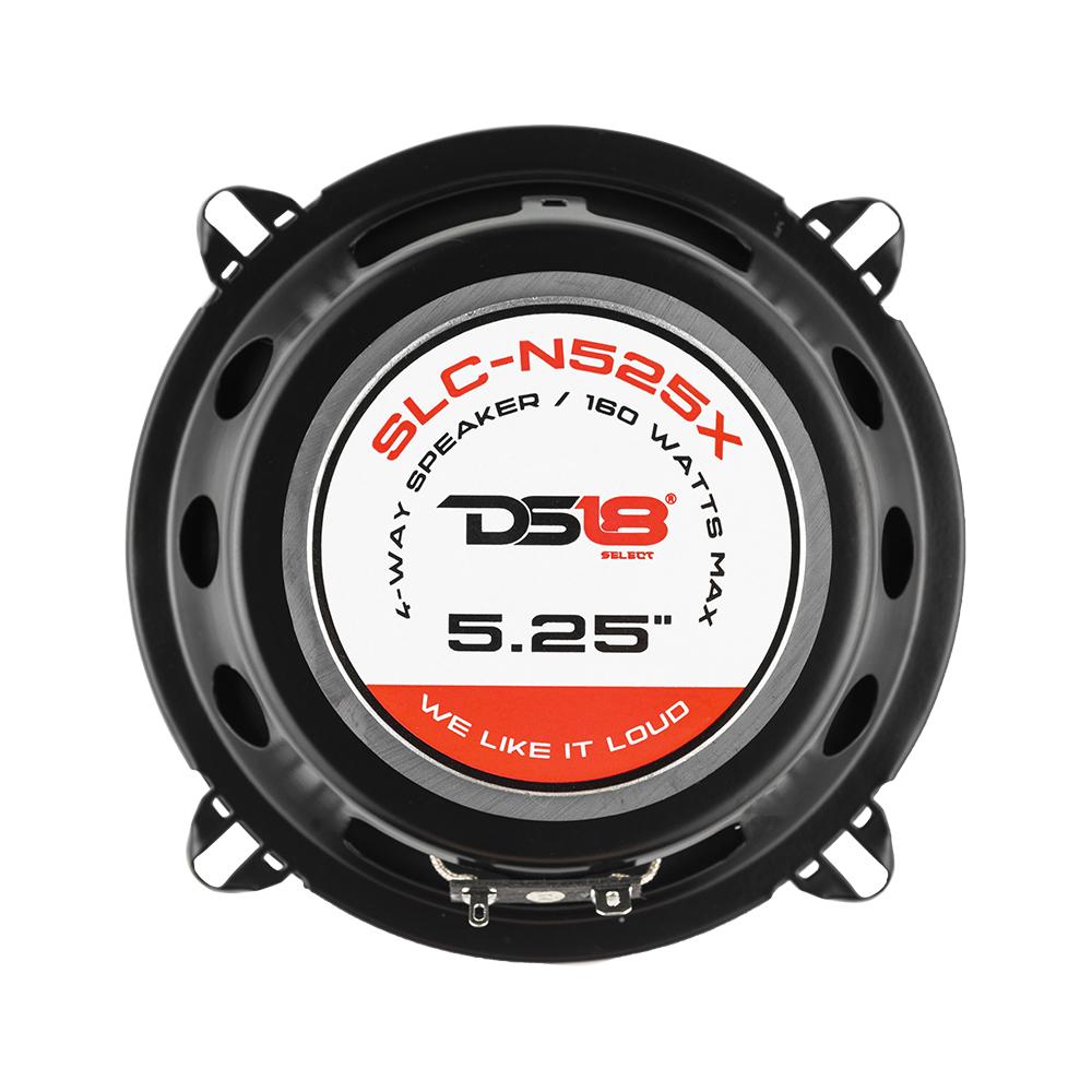 SELECT 5.25" 4-Way Coaxial Speaker 160 Watts 4-Ohms (Pair)