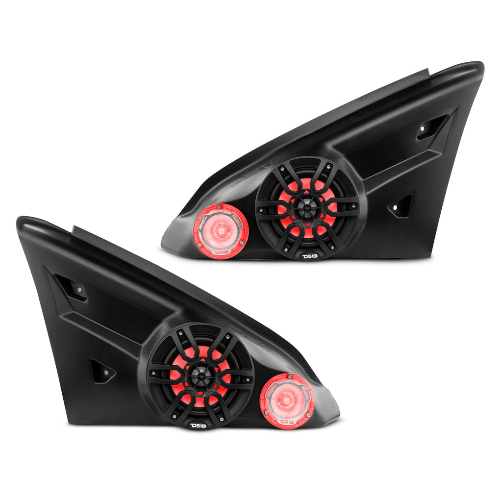 Polaris Slingshot Arm Rest 2 X  6.5" Enclosure With NXL-6/BK and PRO-TW1L | 2015 - Current
