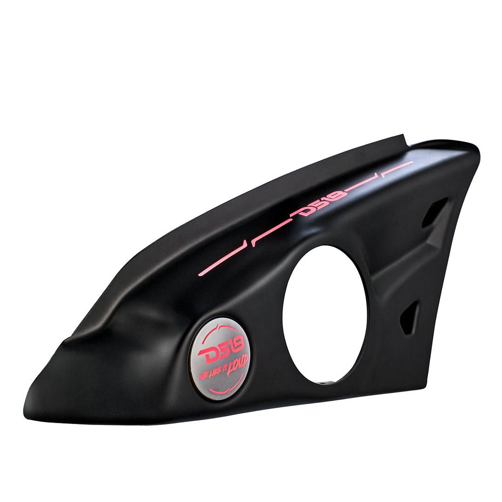 Polaris Slingshot Arm Rest Empty Enclosure With Digital Led Lights fits 2 x 6.5" Speakers  | 2015 - Current