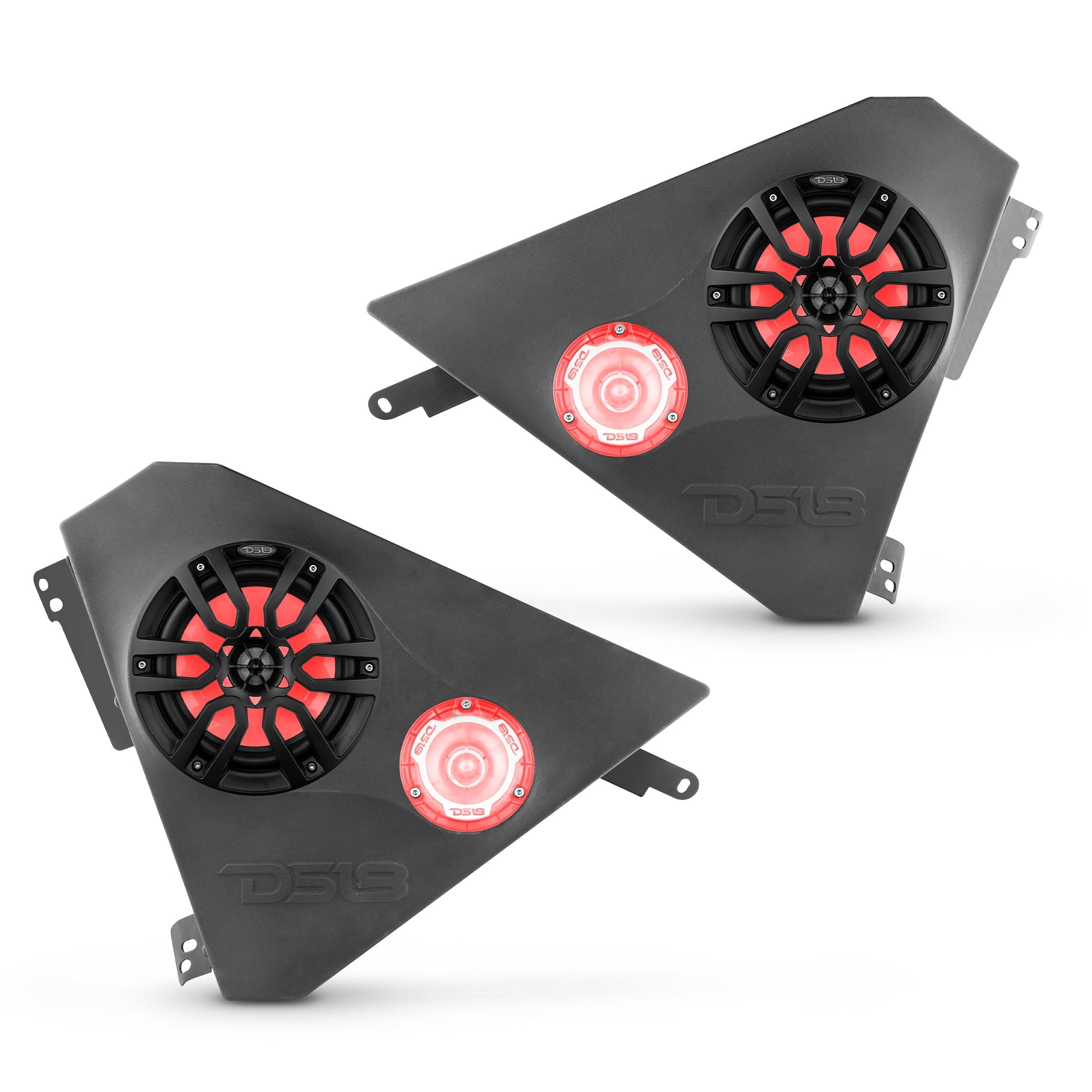 Polaris Slingshot Front Kick Panel 2 X 6.5" Enclosure with NXL-6/BK and PRO-TW1L | 2015 - Current