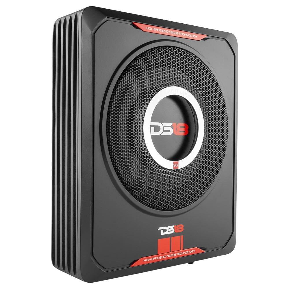 SQ 8" Under Seat Amplified Subwoofer with Plug and Play Harness for JK and JKU Jeeps.