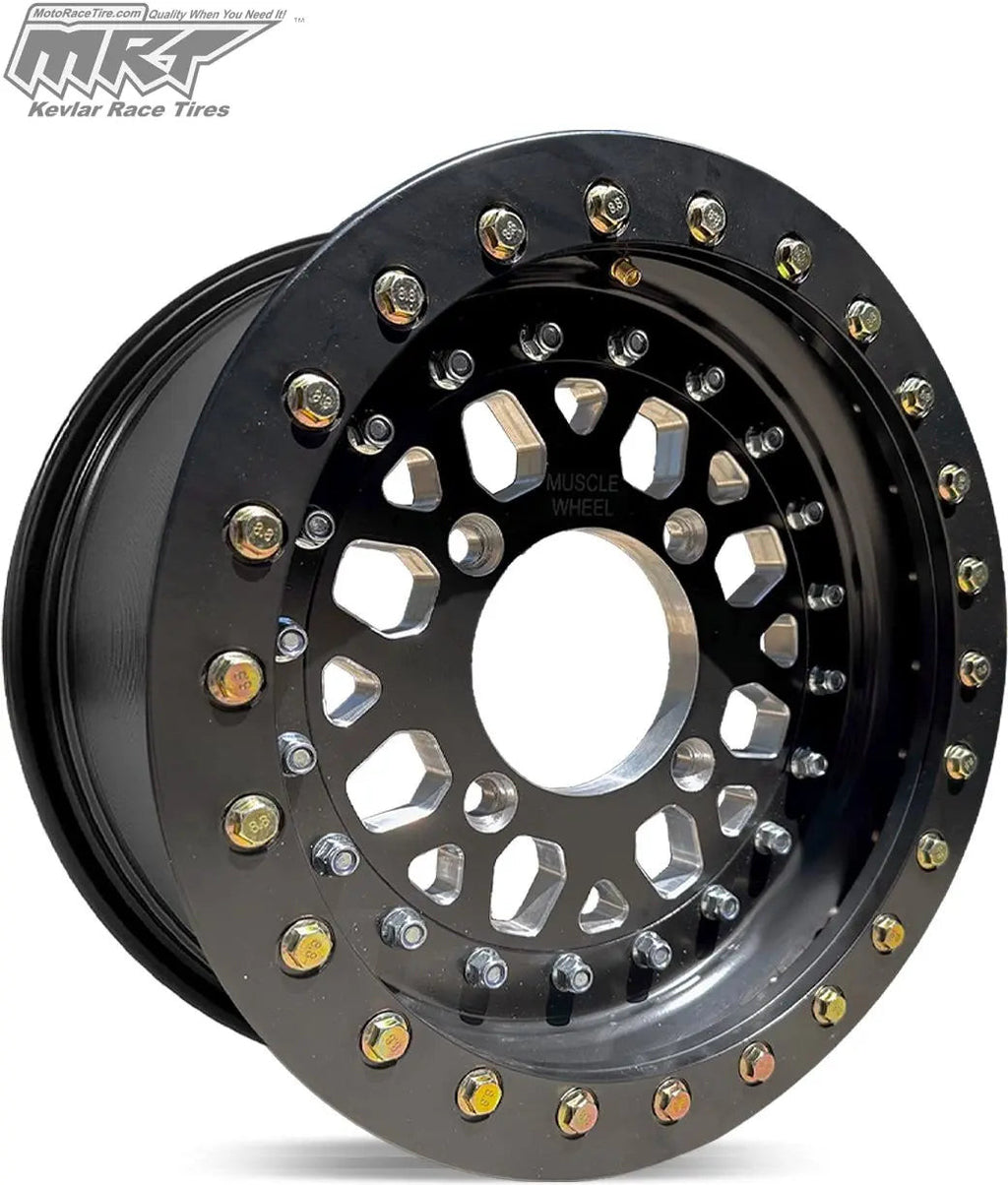 Tail Gunner UTV Wheel by MRT 4xx137 | 68mm | 15x7 | 5+2 | Black