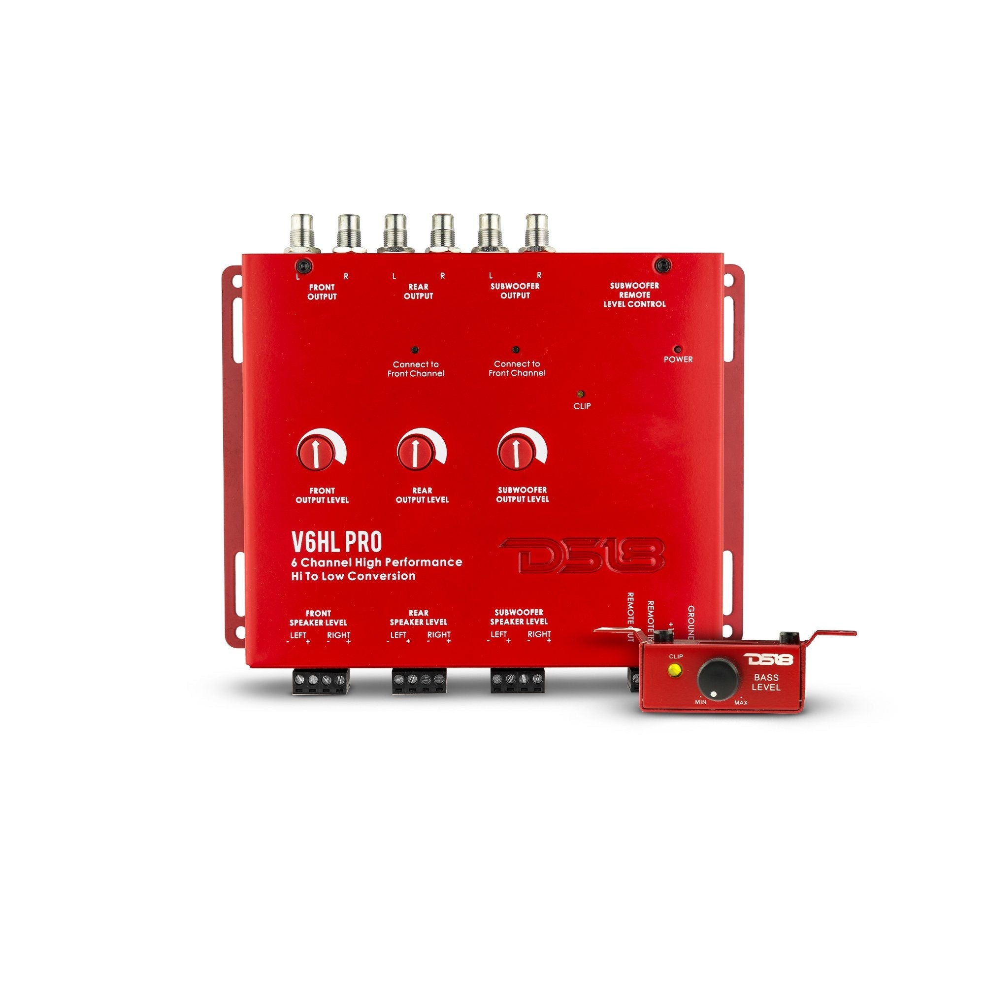 Hi/Lo Converter 6-Channel with 12 Volt Trigger Output (Remote out)