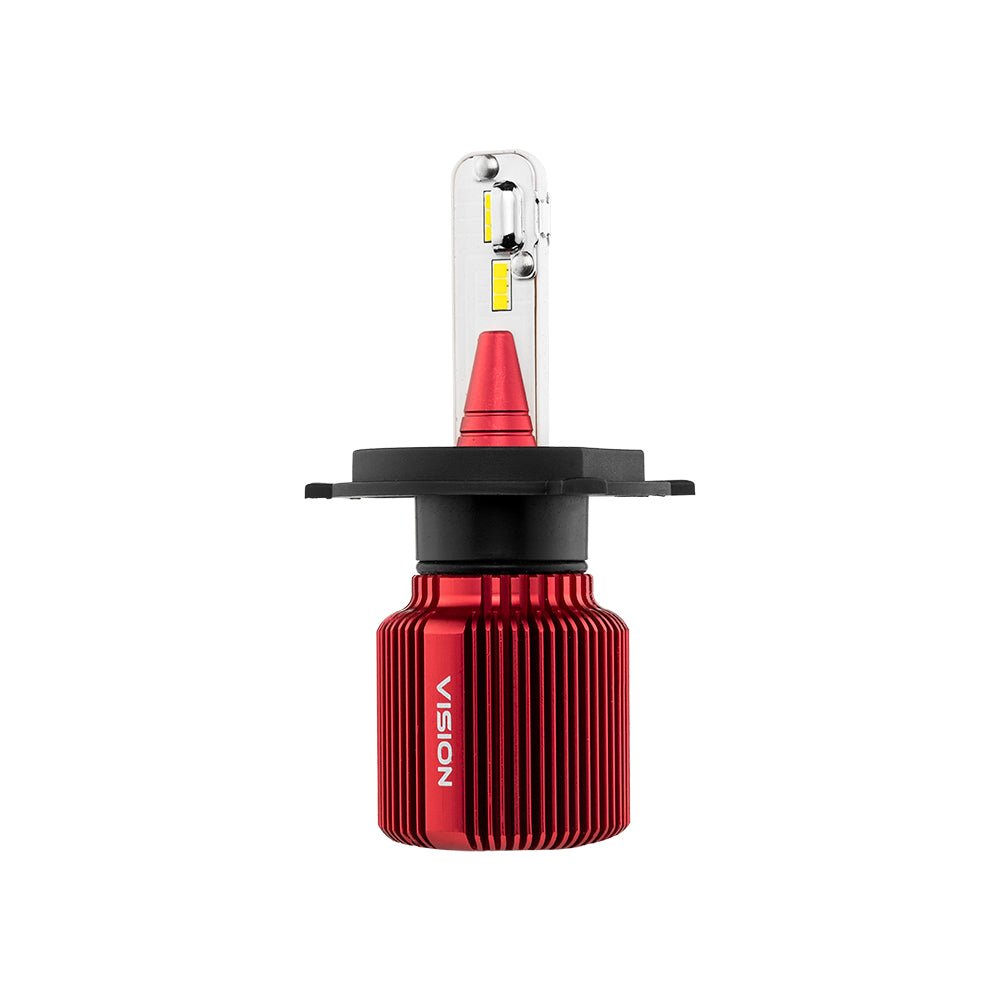 VISION H4 High/Low CSP LED Conversion Kit 6500K White 8000/5000 Lumens 50/30 Watts