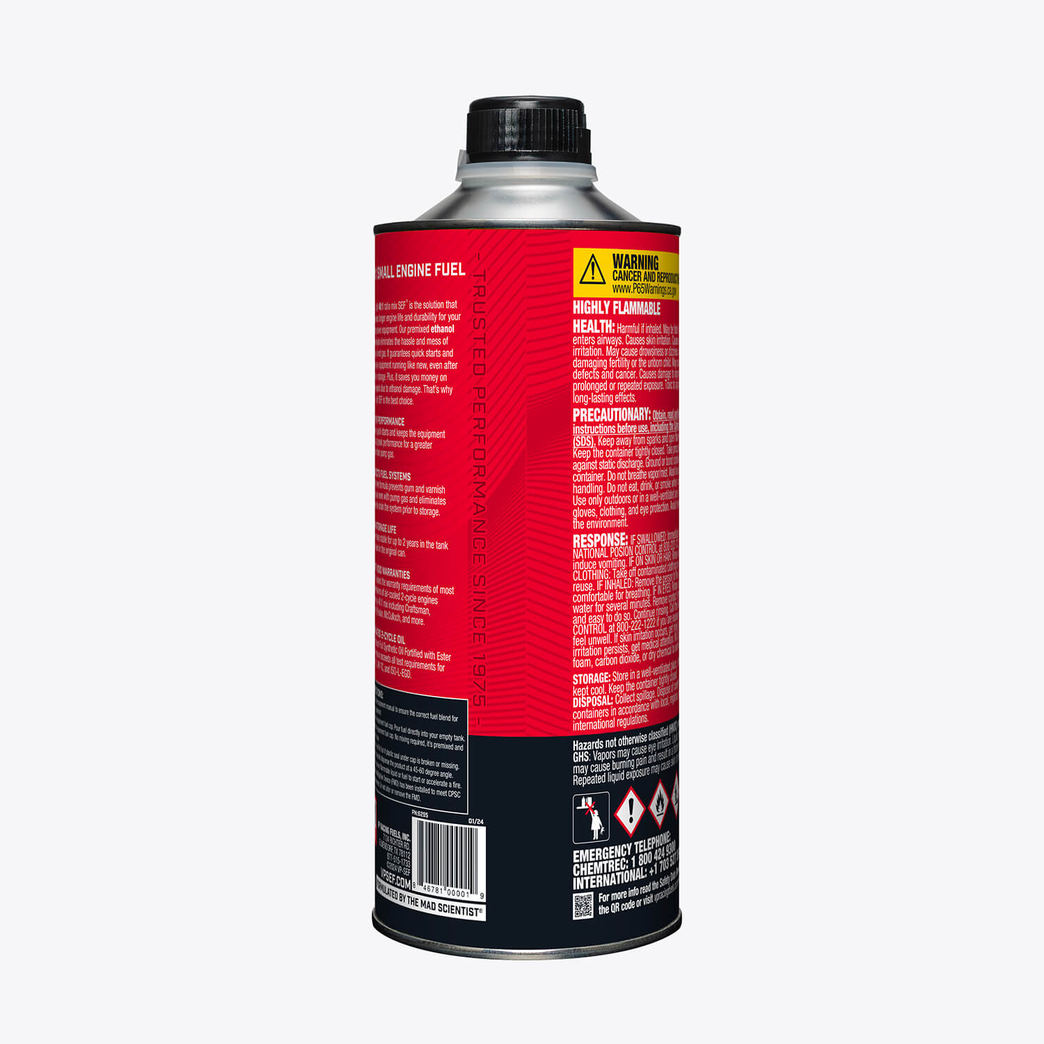VP Racing 40:1 Fuel Mix: Premixed Ethanol-Free