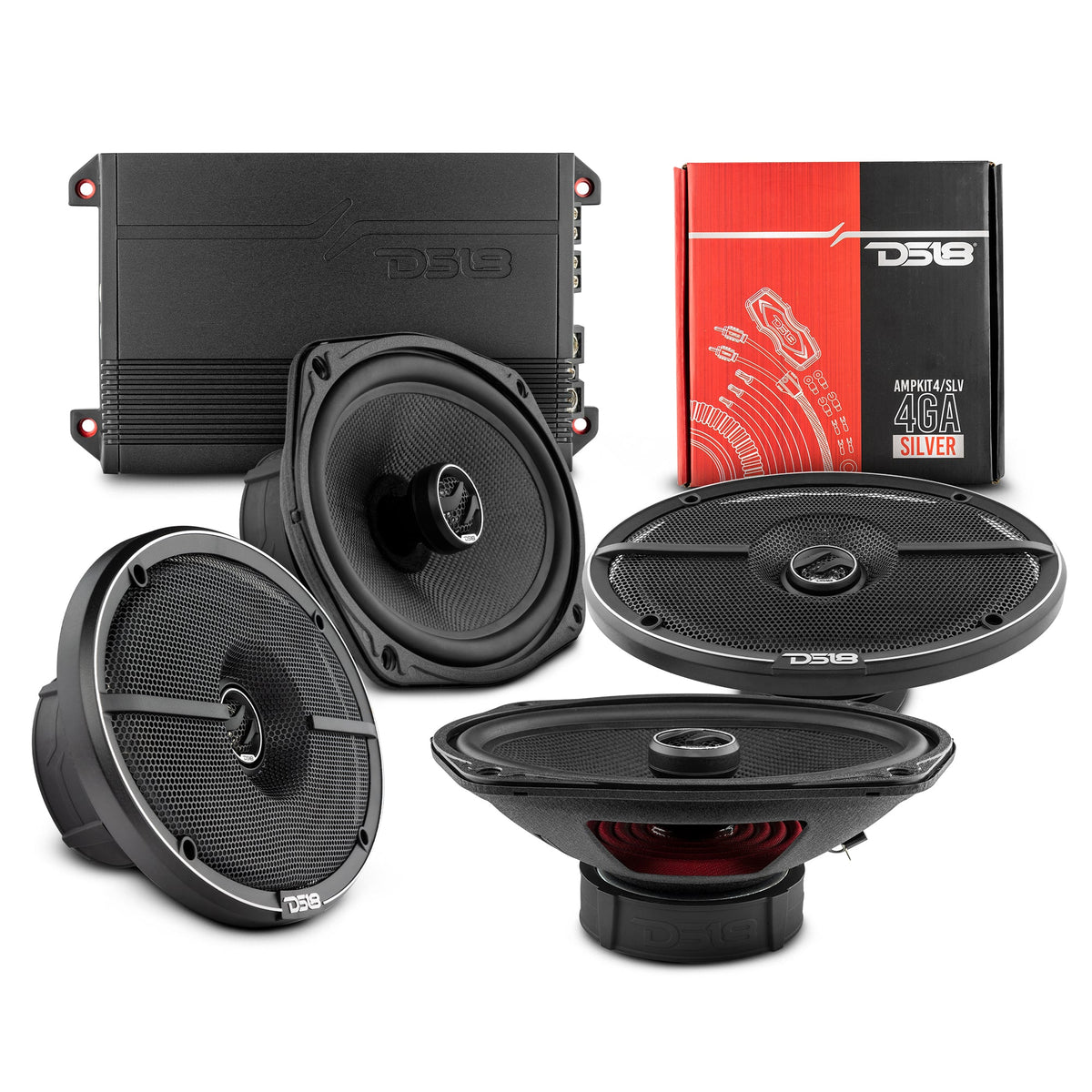 DS18 2012-2017 Toyota CAMRY  Front and Back Doors Speakers Better Upgrade/Replacement Package 1600 Watts