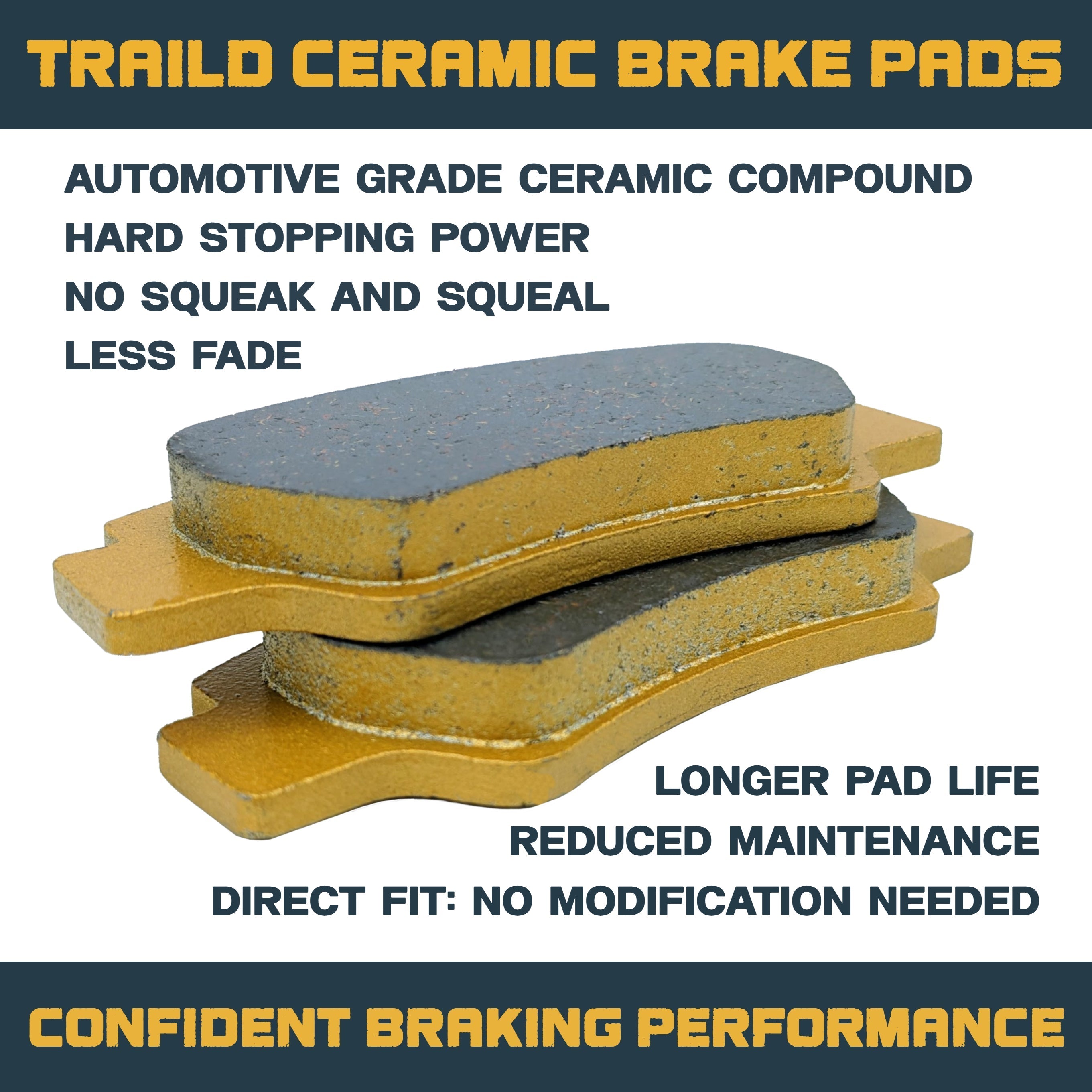 Yamaha WR250/WR400/WR426 1999-2002 Ceramic Brake Pad Set