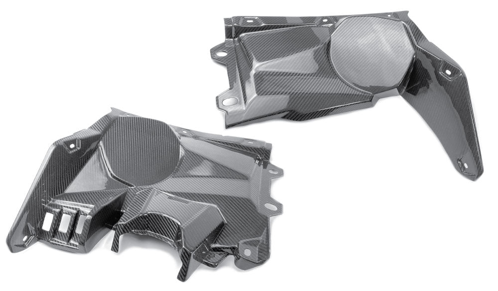 CAN AM MAVERICK X3 CARBON FIBER UPPER DASH - SIDE PANELS