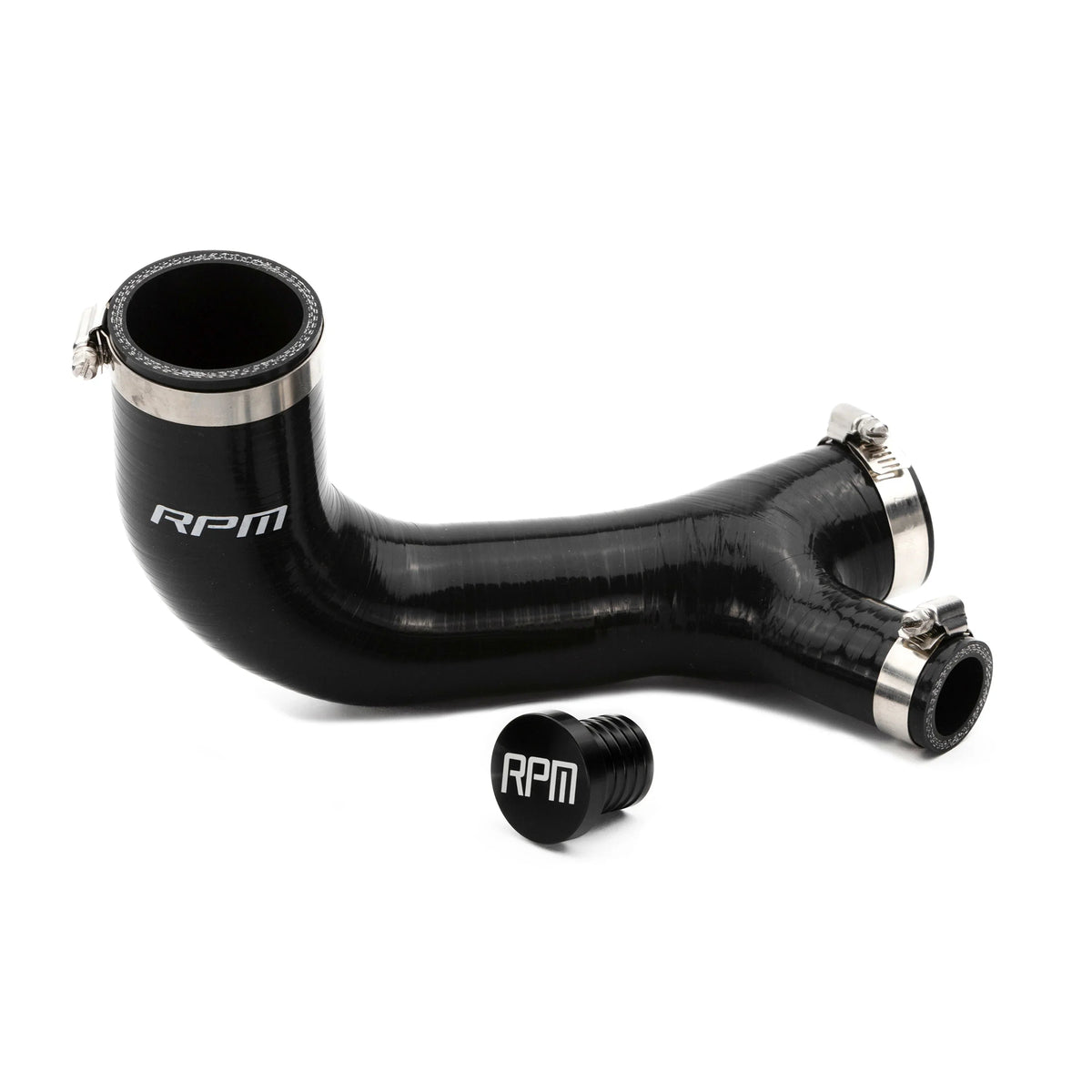 RPM Black Silicone Blow Off Valve Adapter Tube Can-Am Maverick X3 Turbo