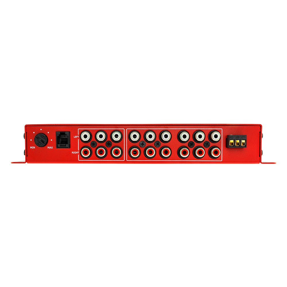 6-Way Active Crossover with Remote Gain Control