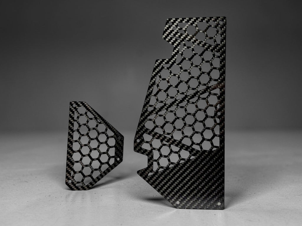 POLARIS XPEDITION CARBON FIBER SIDE AIR VENT TRIM SET