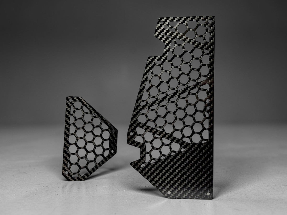 POLARIS XPEDITION CARBON FIBER SIDE AIR VENT TRIM SET