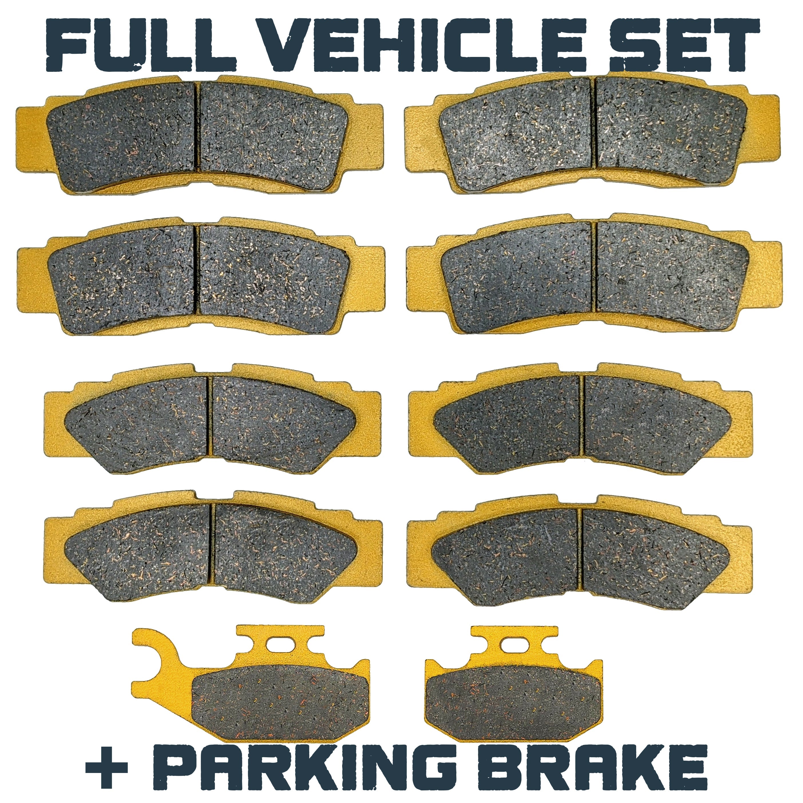 Yamaha Wolverine RMAX2/RMAX4 2021-2024 Ceramic Brake Pad Set with Parking Brake
