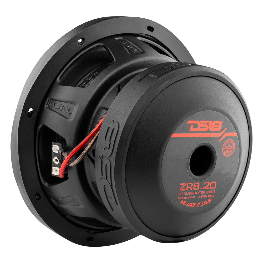 ZR 8" Subwoofer 450 Watts Rms DVC  2-Ohm