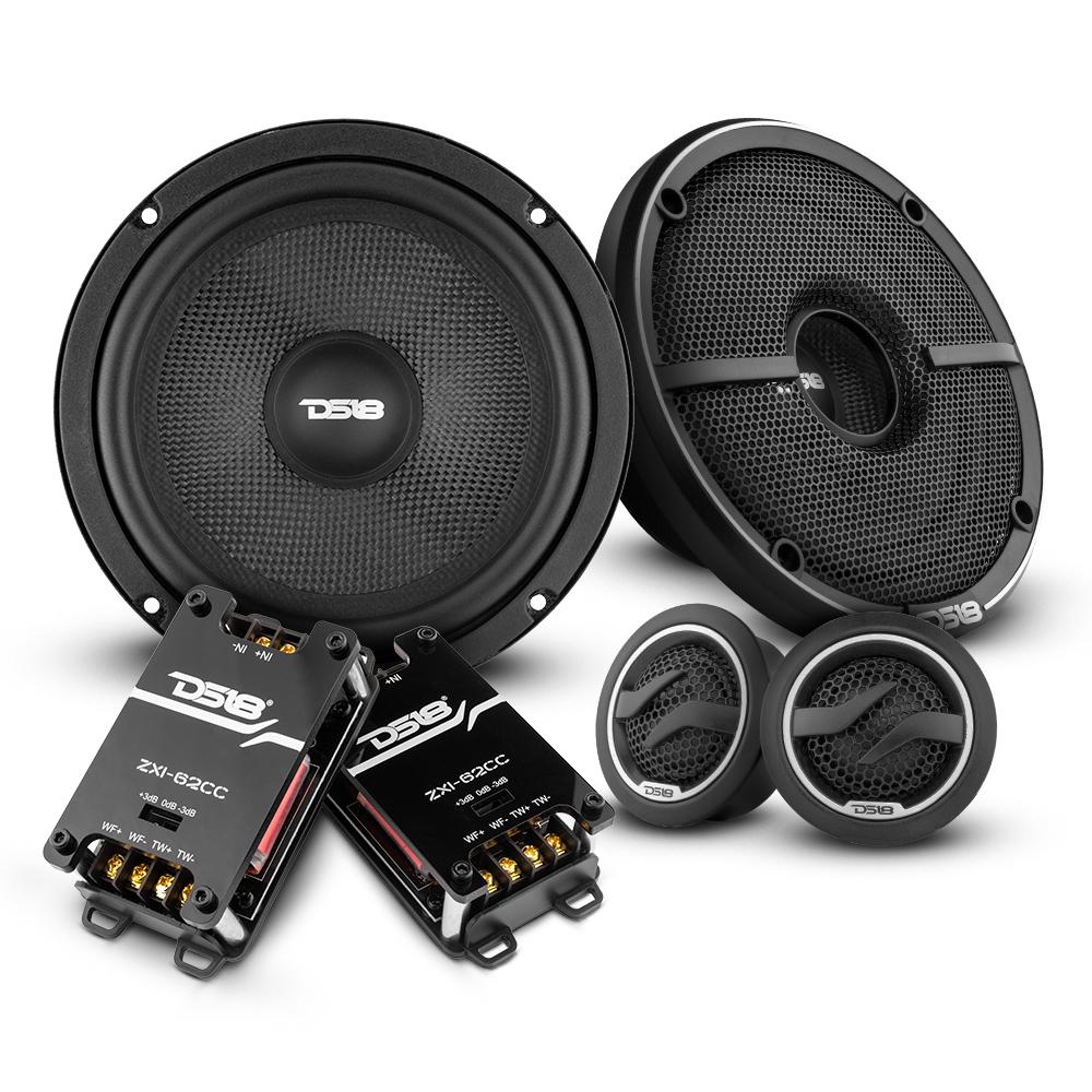 DS18 2012-2021 RAM 3500 Crew and Quad Cab Front and Back Doors Speakers Better Upgrade/Replacement Package 1600 Watts