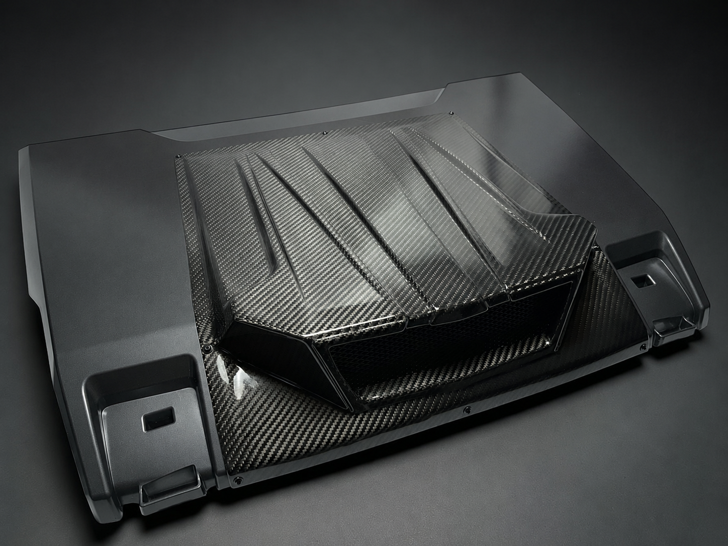 POLARIS XPEDITION CARBON FIBER HOOD SCOOP