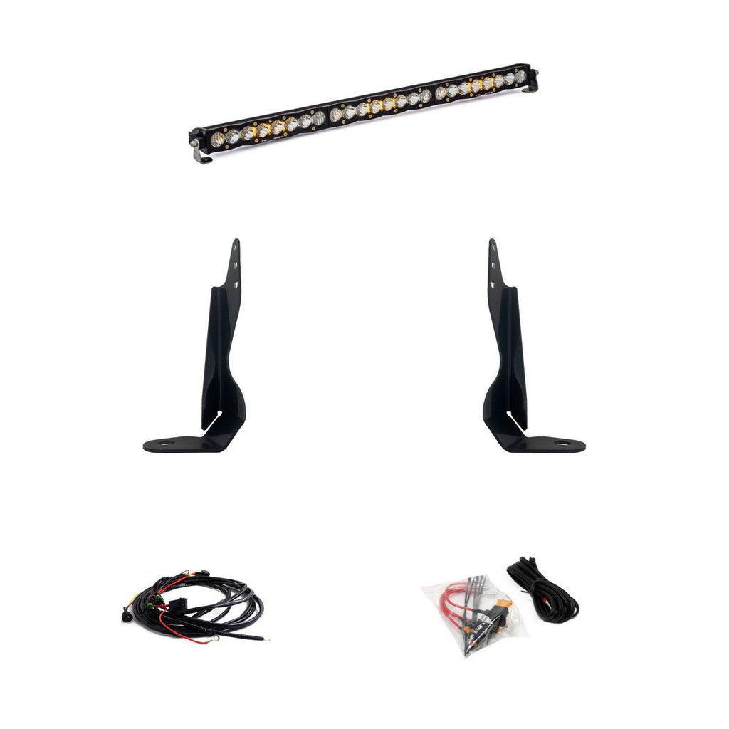 Baja Designs S8 30 Inch Grille Light Bar Kit | 2020-22 Sierra GMC 2500HD/3500HD