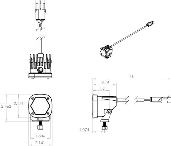 Baja Designs S1 LED Pod Lights