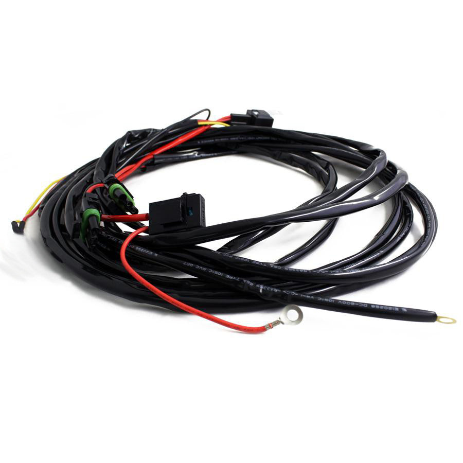 Baja Designs OnX6/S8/XL 3-Pin Hi-Beam 2-Light Max Wiring Harness