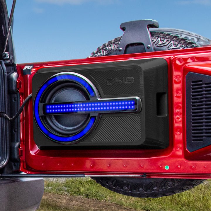 Bronco 6th Gen Loaded Tailgate Enclosure with 12” Subwoofer and RGB LED Lighting