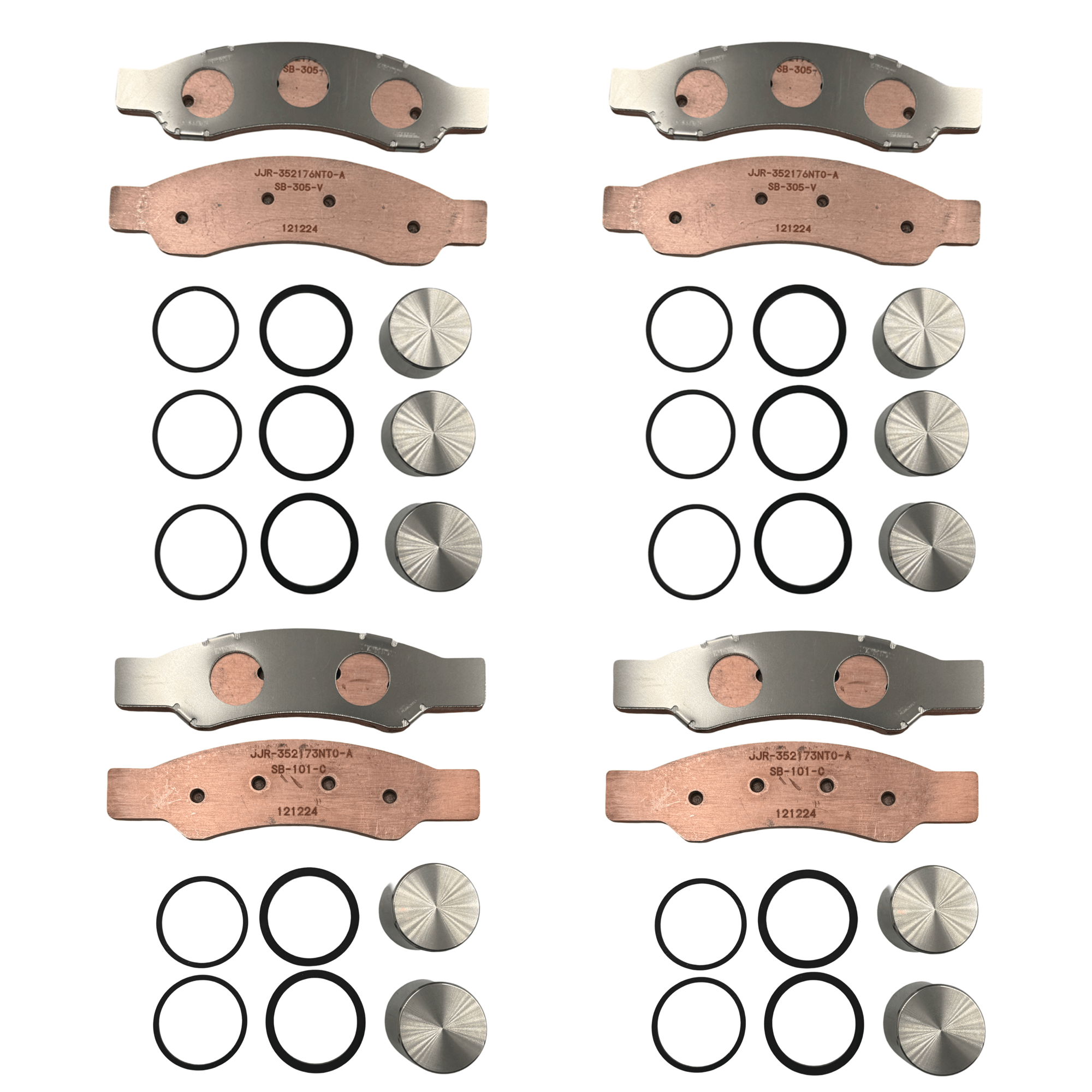Can-Am Maverick R Upgraded Racing Brake Pad Set by ByBre / J.Juan