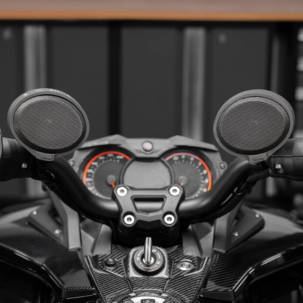 Amplified Handlebar Mounted Bluetooth Speaker System for Can-Am Ryker & Spyder Motorcycles