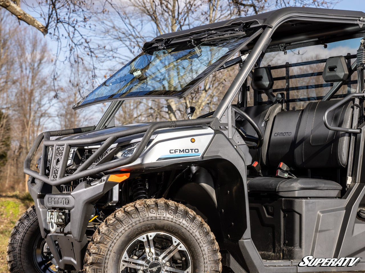 CFMOTO UForce 1000 MaxDrive Power Flip Glass Windshield