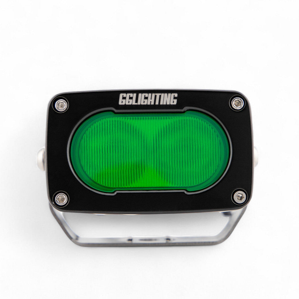 GP10 Flood Offroad LED Pod Green