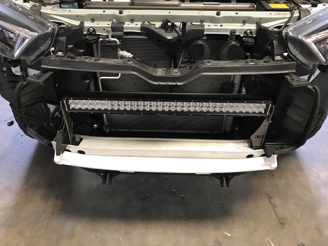 2009 + Toyota 4runner Behind The Grill 30" LED Bar Mounts