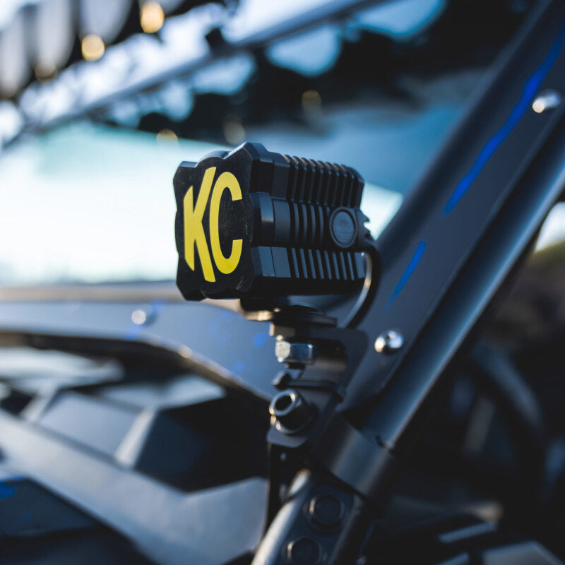 KC FLEX ERA 1 Light Cover - Black/Yellow KC Logo