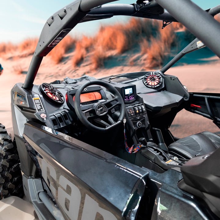 Can-Am Maverick X3 Dashboard Empty Panel for 6.5" Speaker