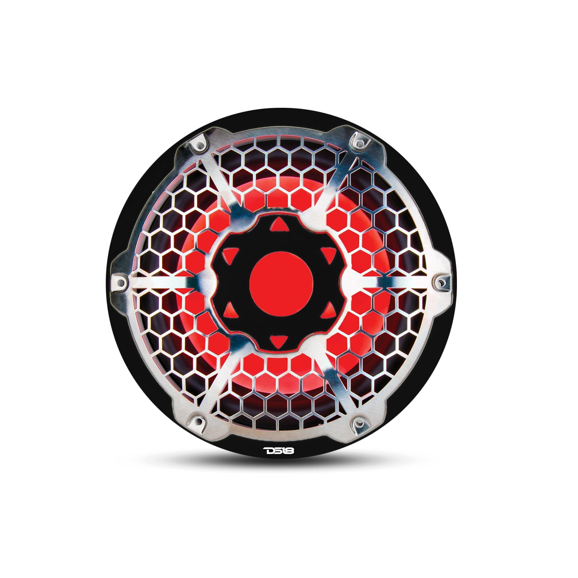 DS18 Best Marine Stereo Subwoofer Package  1 x 10” Subwoofer | 2 x 6.5” Speaker Tower | 2 x 6.5” Marine Speaker | 1 x 5 Ch Amplifier | 1 x MOFCKIT4 and 1 x LED-BTC