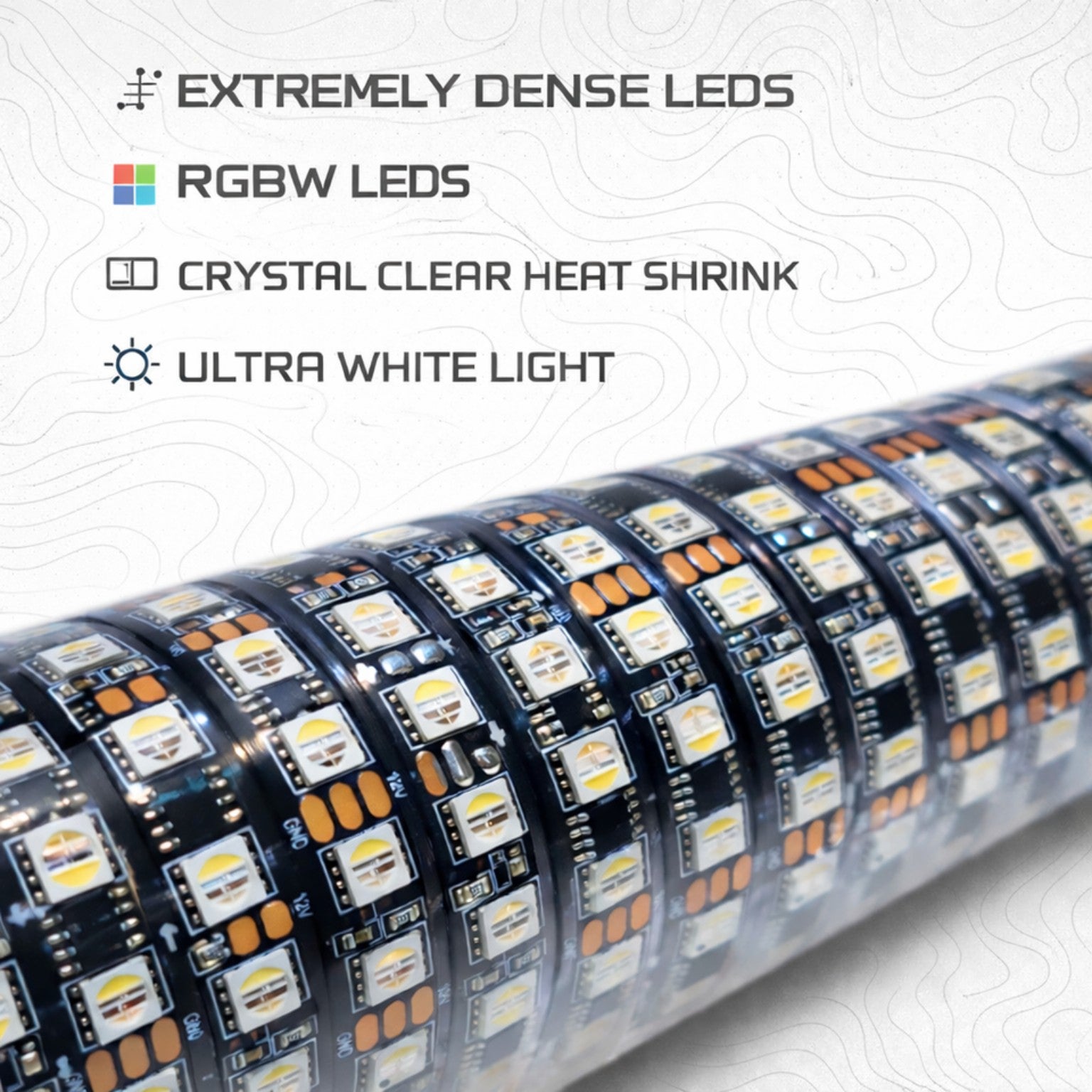 Fatty LED Whip Lights (Pair)