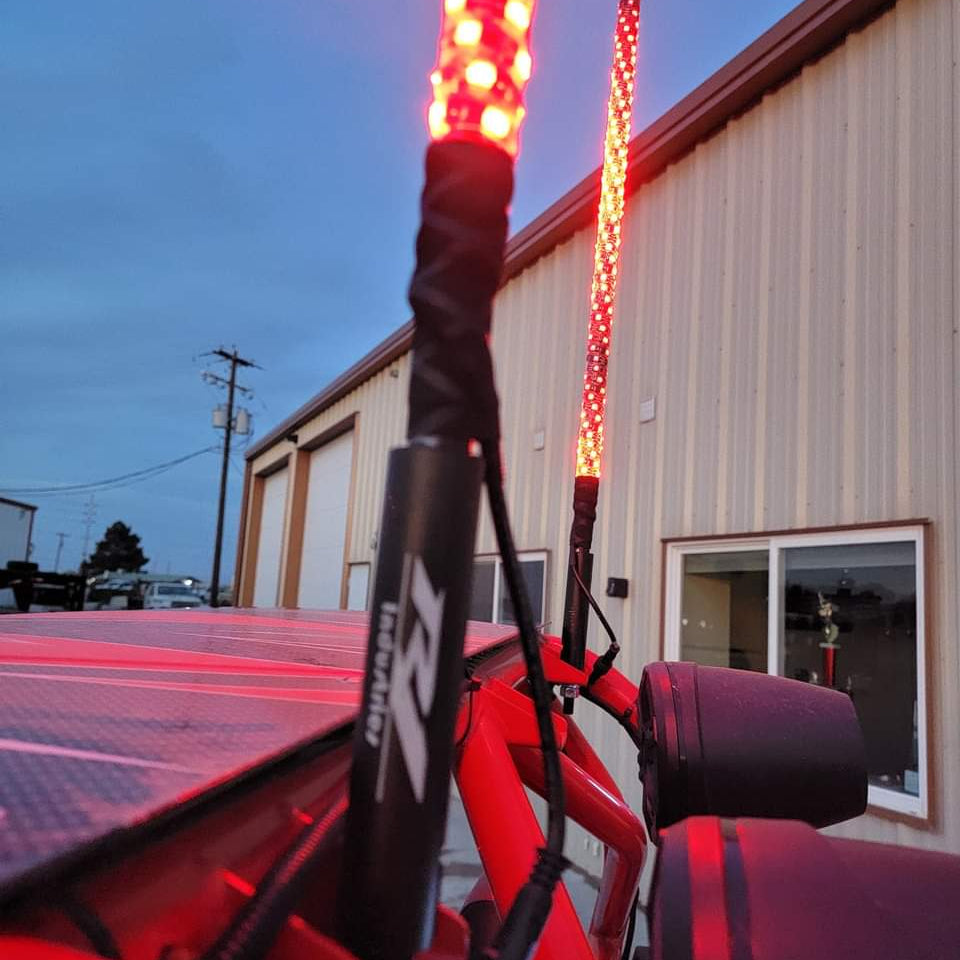 Pro Series RGBW LED Light Whips (Pair)