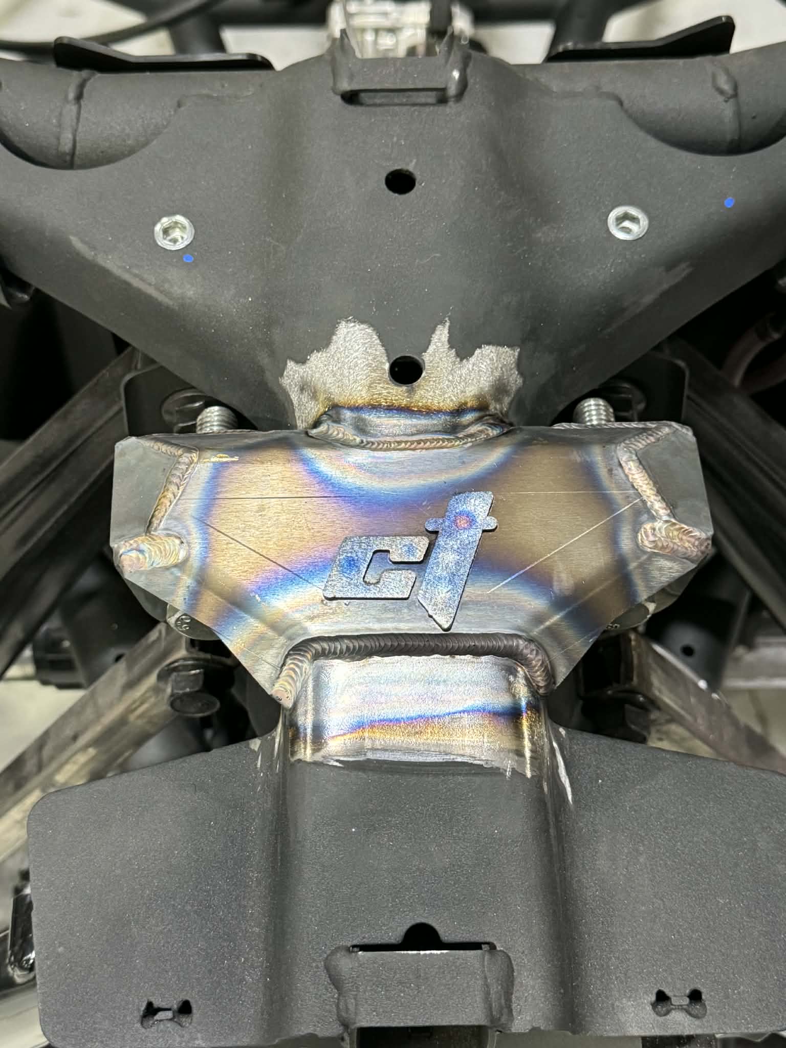 Maverick R Weld On Front Shock Brace