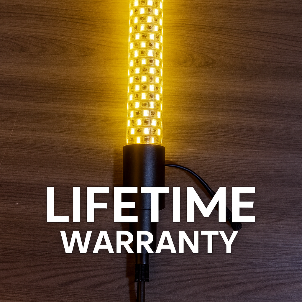 Pro Series RGBW LED Light Whips (Pair)