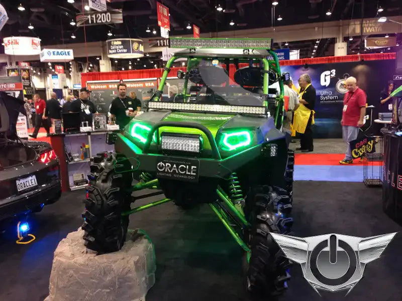 ORACLE Lighting 2009-2016 Polaris RZR LED Headlight Halo Kit