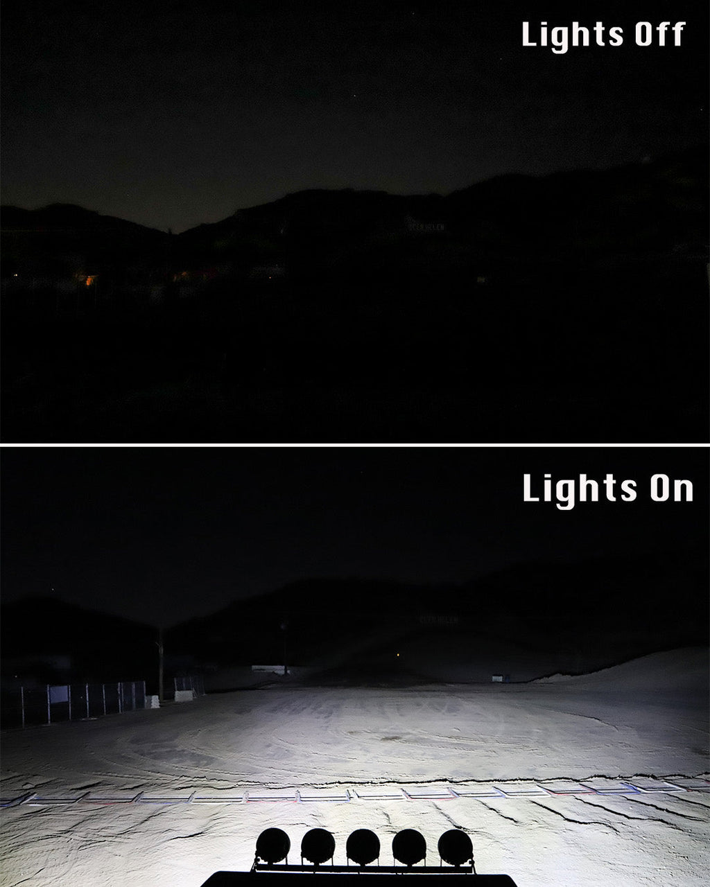 Off Road Side Mirror Pair With Sidewinder LED Pod Lights