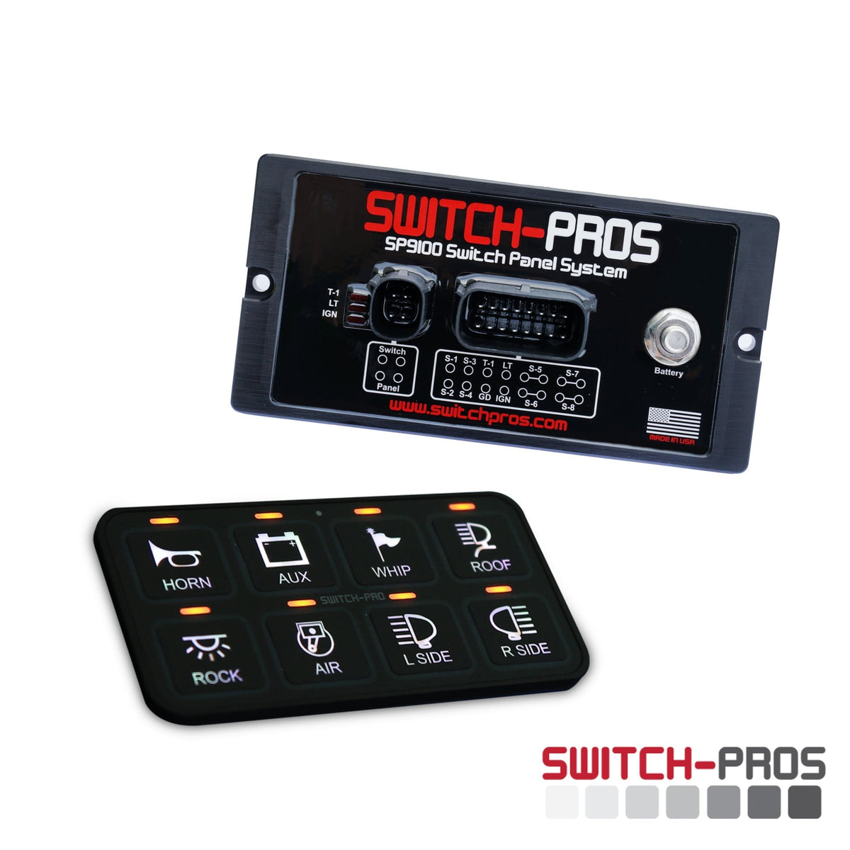 Switch Pros 8 Switch Programmable Switch Panel Power System