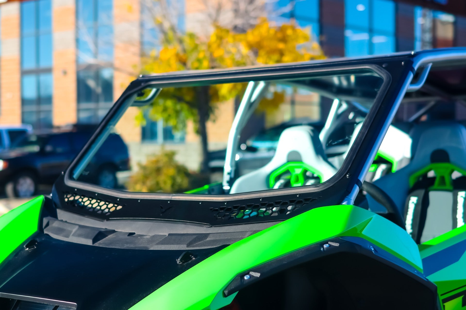 Voodoo Riders KH2 Full Glass Windshield